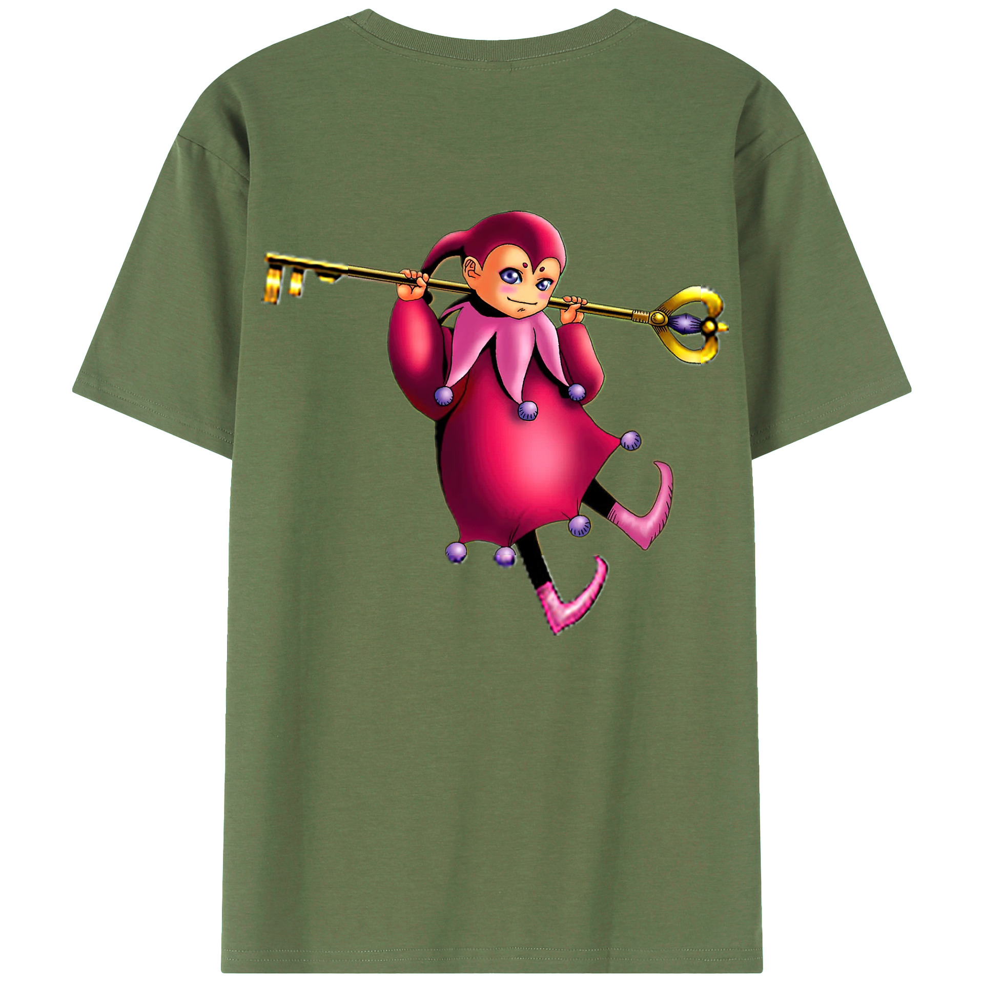 （画像用） 遊☆戯☆王 Yu-Gi-Oh! 綿100％ メンズ半袖Tシャツ（バックプリント） 通気性